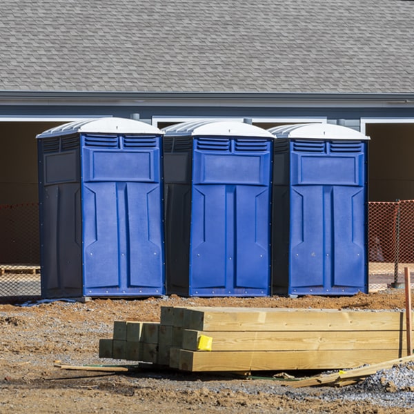 how often are the porta potties cleaned and serviced during a rental period in Boyertown PA